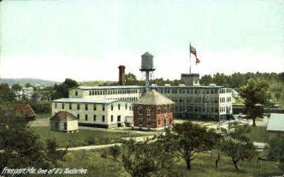 Factory in Freeport, Maine