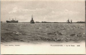 Netherlands Vlaardingen Op de Maas Vintage Postcard 04.08