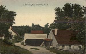 Warner NH The Old Mill c1910 Postcard