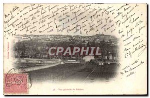 Old Postcard Vue Generale de Poitiers