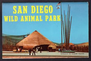 San Diego Wild Animal Park,San Diego,CA Souvenir Folder