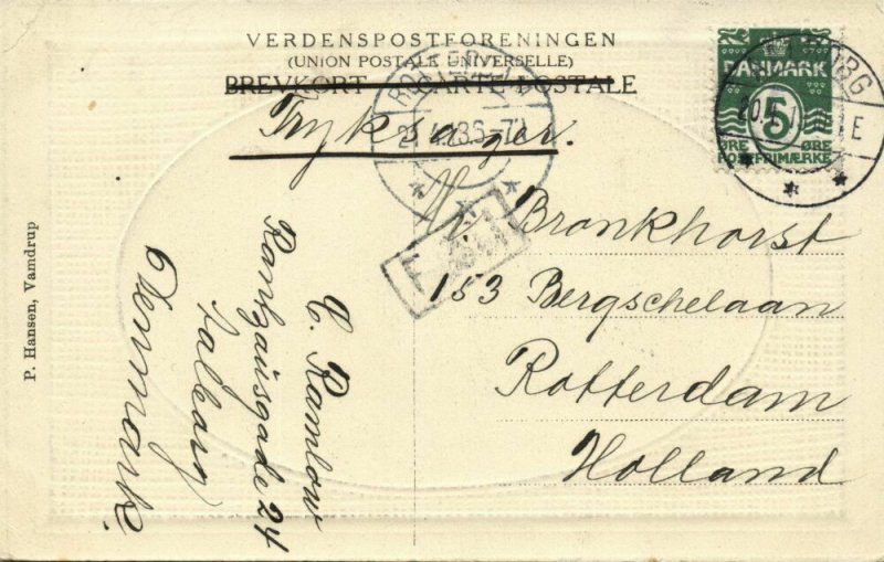 denmark, AALBORG ÅLBORG, Østeraagade, Ny Boulevard (1913) Embossed Postcard