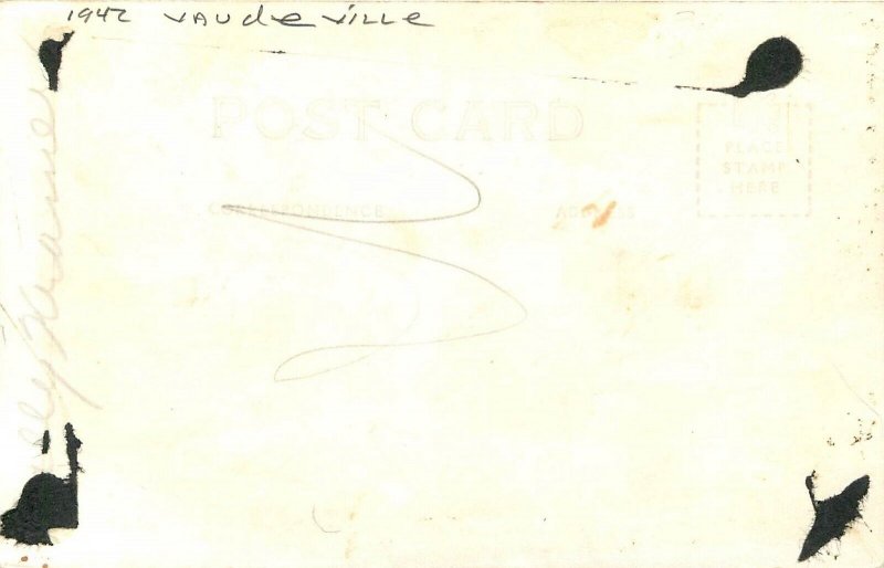 Postcard RPPC 1942 Midget Starlets Henry Kramer #6947 Interior TP24-2574