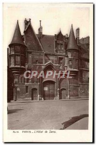 Old Postcard Paris L & # 39Hotel From Sens