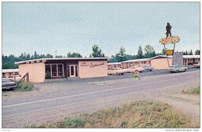 Davy Crockett Motel , ABBOTSFORD , B.C. , Canada , 50--60s