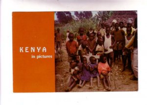 Large Group Outside Hut, Kenya in Pictures, Black Heritage