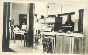 c1910 Occupation Worker Kitchen Stand Record Discs Chinese Man RPPC Postcard