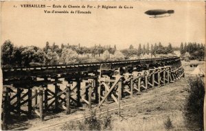 CPA VERSAILLES - École de Chemin de Fer - 5* Régiment de Génie (657642)