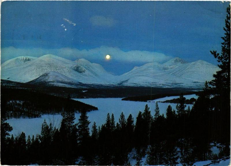 CPM AK Winter night in Rondane NORWAY (829881)