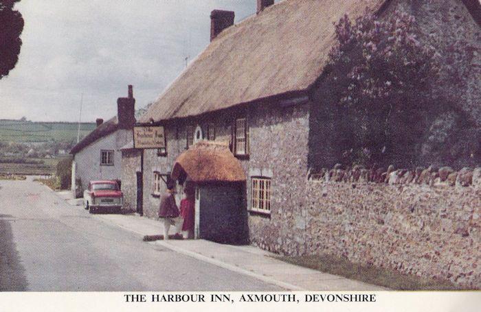 The Harbour Inn Pub Axmouth Devon Postcard