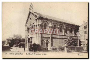 Postcard Old Religion prostestante Saint Etienne Temple protestant