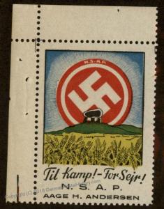 3rd Reich Danish Nazi Party Til Kamp!-For Sejr! Vignette 87379