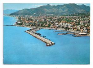 Italy Loano Savona Liguria Aerial View Harbor Postcard 4X6