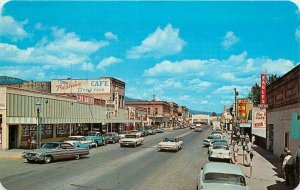 Automobiles Sandpoint Capitol Luster-Land Ross Hall Studios Postcard 11405