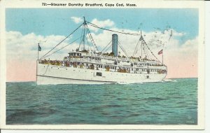 Cape Cod, Mass., Steamer- Dorothy Bradford