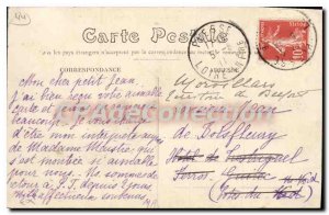 Postcard Old Plesse The Inf Le Chateau Foret Bridge Pont l'Etang