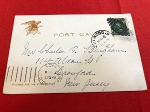 1905 Postcard THE LAKEWOOD Lakewood NJ, to Charles Bingham