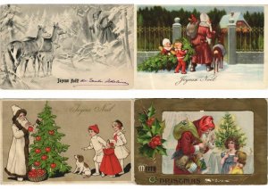 SANTA CLAUS FATHER X-MAS COLLECTION of 200 CPA with BETTER (L3761)