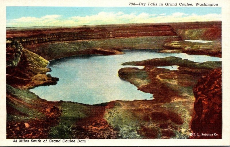 Washington Dry Falls In Grand Coulee