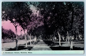 Warren Minnesota Postcard Residence Street Exterior View c1911 Vintage Antique