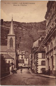 CPA Le Mont Dore Rue de l'Eglise (1238919)