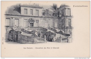 FONTAINEBLEAU, Seine Et Marne, France, 1900-1910´s; Le Palais - Escalier du ...