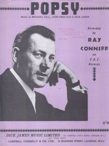 Popsy Ray Conniff 1960s Sheet Music