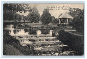 1913 The Falls In Kirkside Park Roxbury-In-The-Catskills New York NY Postcard