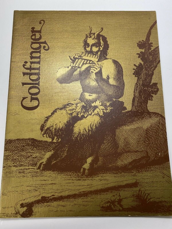 Vintage 80s Goldfinger Restaurant Menu Greek Dallas Texas