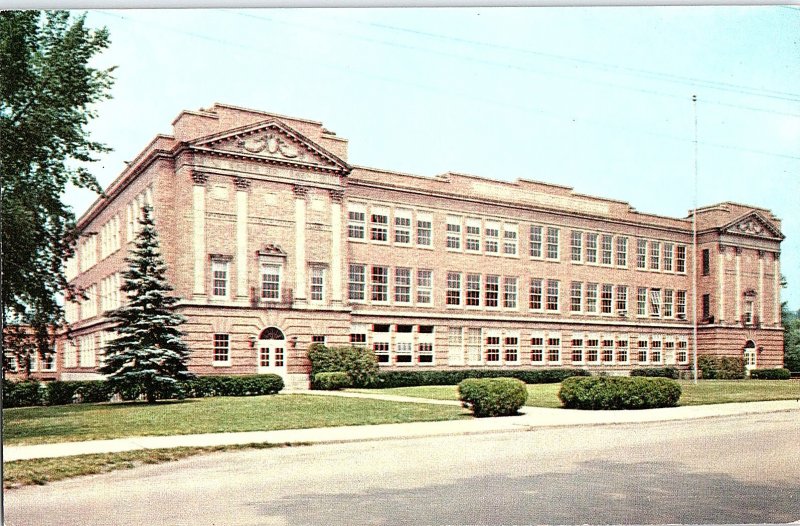 Chrome SCHOOL SCENE Wellsville - Near Olean & Hornell New York NY AH9216