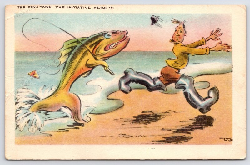 Fenelon Township~Exaggerated Fish @ Chase~Sherwood Forest Camp~Gilbert Minnesota