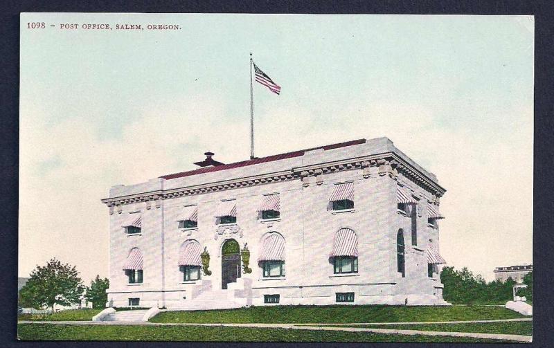 Post Office Salem Oregon unused c1910's