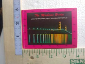 Postcard Folder The Mackinac Bridge, Michigan