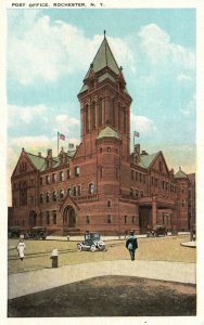 Vintage Postcard Post Office Postal Service Building Rochester New York TRNC Pub