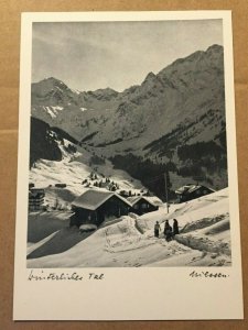 UNUSED POSTCARD - WINTER SCENE, PUBL. WALTER NIESSEN, GERMANY