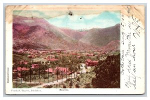 Birds Eye View Manitou Colorado CO UDB Postcard O18