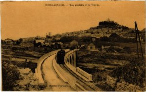 CPA Forcalquier Vue generale et le Viaduc (922118)