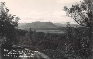 Steamboat Springs Colorado near The Sleeping Giant Real Photo Postcard AA35912