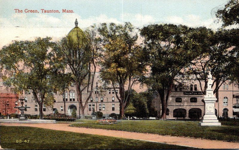 Massachusetts Taunton The Green 1916