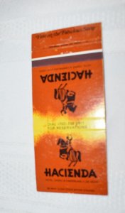Hacienda Las Vegas Nevada Casino 30 Strike Matchbook Cover