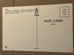 VINTAGE UNUSED POSTCARD - BRESLIN TOWER, UNIVERSITY IN SEWANEE, TENNESSEE