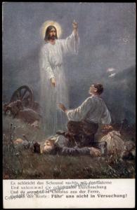 Germany WWI Switzerland Volunteer Poland Staffel 16 Feldpost Jesus Cover 71343