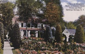 New York Saratoga Springs Gardens At Inniscara Home Of Chauncey Olcott House ...