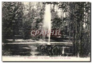 Perpignan - The square - Basin and the Jet d & # 39eau - Old Postcard