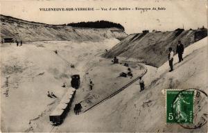 CPA VILLENEUVE-sur-VERBERIE - Vue d'une Sabliere - Extraction du Sable (259576)