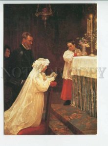 441872 Germany 1987 year Pablo Picasso first holy Communion postcard