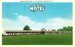 Vintage Postcard 1960 By Pass Motel Ultra Modern Vacancy Lexington Kentucky KY