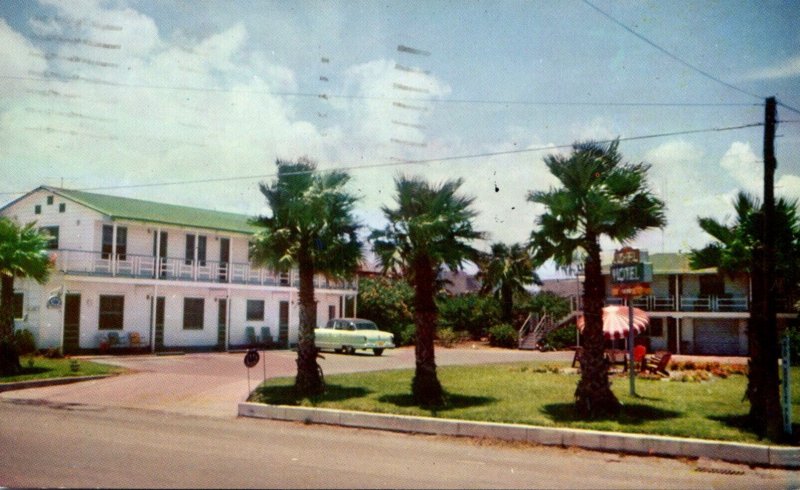 Texas Corpus Christi North Beach The Jo-El Motel 1957