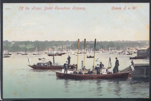 Isle of Wight Postcard - Off The Royal Yacht Squadron Slipway, Cowes   RS12509