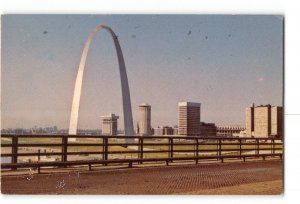 St Louis Missouri MO Postcard 1971 Day View of Downtown